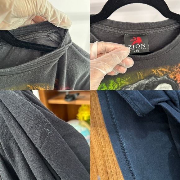 Zion Rootswear Bob Marley 2009 Allover Graphic Tshirt Size 2X - "Joey" - Picture 9 of 16